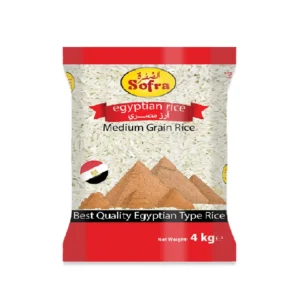 Egyptian medium grain Rice 4kg