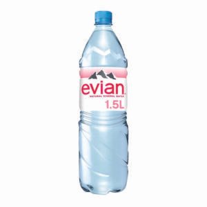 Evian natural mineral water 1.5L