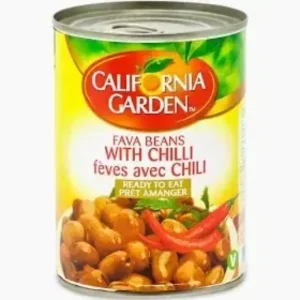 California garden Fava beans with chilli 400g